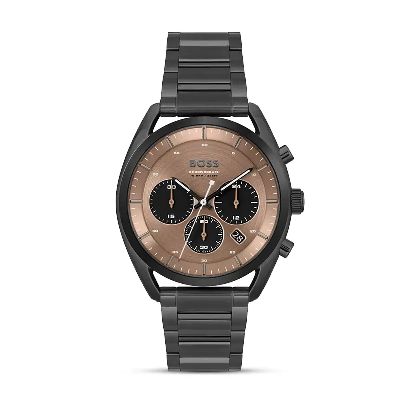 Hugo Boss Top Chronograph Bronze Dial Men's Watch | 1514095